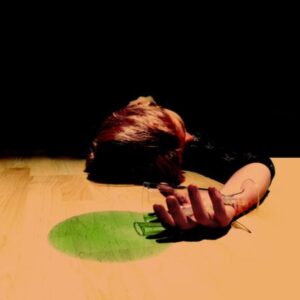 Foto di donna avvelenata